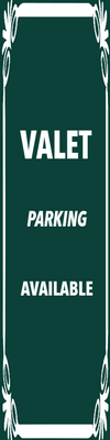 Custom Outdoor Yard Signs Multiple Sizes Valet Parking Available