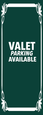 Custom Outdoor Yard Signs Multiple Sizes Valet Parking Available