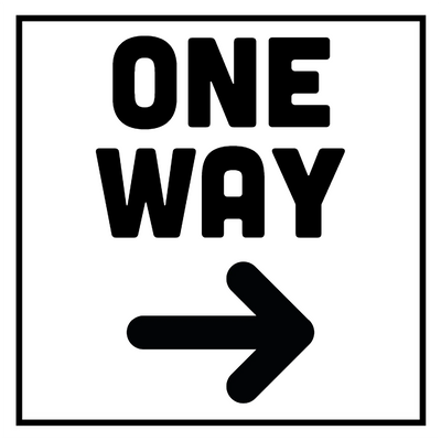 Custom Outdoor Yard Signs Multiple Sizes One Way