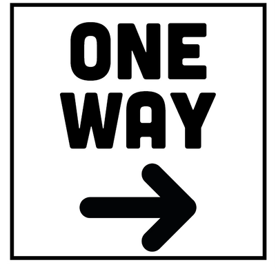 Custom Outdoor Yard Signs Multiple Sizes One Way