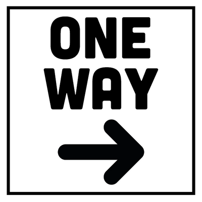 Custom Outdoor Yard Signs Multiple Sizes One Way