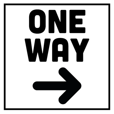 Custom Outdoor Yard Signs Multiple Sizes One Way