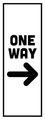 Custom Outdoor Yard Signs Multiple Sizes One Way