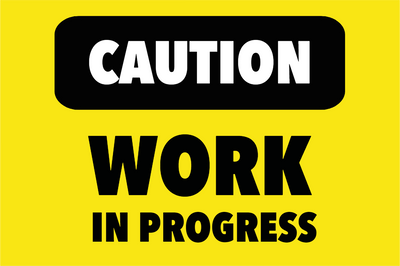 Custom Outdoor Yard Signs Multiple Sizes Work In Progress