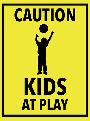 Custom Outdoor Yard Signs Multiple Sizes Kids At Play