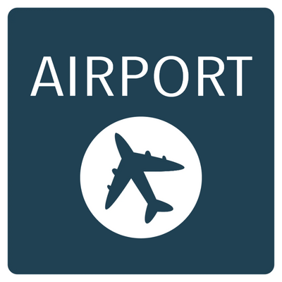 Custom Outdoor Yard Signs Multiple Sizes Airport Way