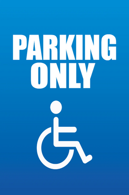 Custom Outdoor Yard Signs Multiple Sizes Parking Only