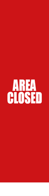 Custom Outdoor Yard Signs Multiple Sizes Area Closed