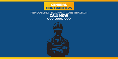 Custom Vinyl Banners Multiple Sizes Contractor Banners