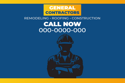Custom Vinyl Banners Multiple Sizes Contractor Banners