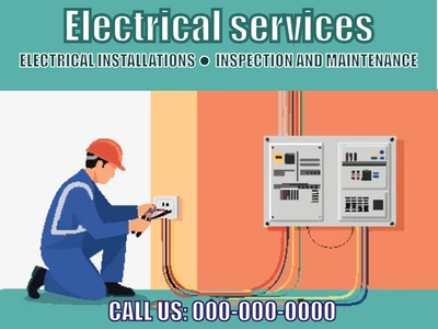 Custom Vinyl Banners Multiple Sizes Electrical Services
