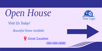 Custom Vinyl Banners Multiple Sizes Open House