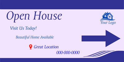 Custom Vinyl Banners Multiple Sizes Open House