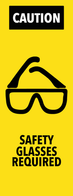 Custom Outdoor Yard Signs Multiple Sizes Safety Glasses Required