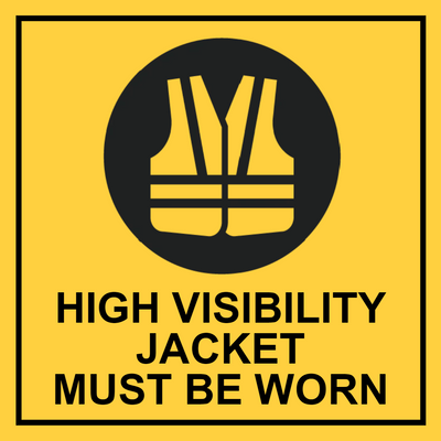 Custom Outdoor Yard Signs Multiple Sizes High Visibility Jacket