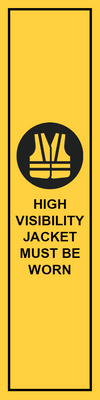Custom Outdoor Yard Signs Multiple Sizes High Visibility Jacket