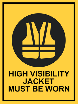 Custom Outdoor Yard Signs Multiple Sizes High Visibility Jacket