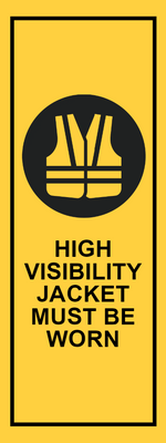 Custom Outdoor Yard Signs Multiple Sizes High Visibility Jacket