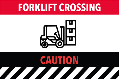 Custom Outdoor Yard Signs Multiple Sizes Forklift Crossing