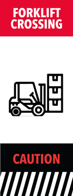 Custom Outdoor Yard Signs Multiple Sizes Forklift Crossing