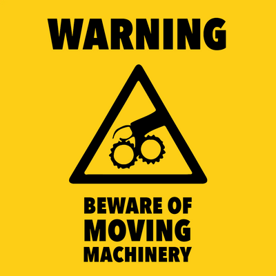 Custom Outdoor Yard Signs Multiple Sizes Moving Machinery