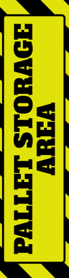 Custom Outdoor Yard Signs Multiple Sizes Pallet Storage Area