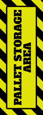 Custom Outdoor Yard Signs Multiple Sizes Pallet Storage Area