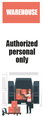 Custom Outdoor Yard Signs Multiple Sizes Authorize Personal Only