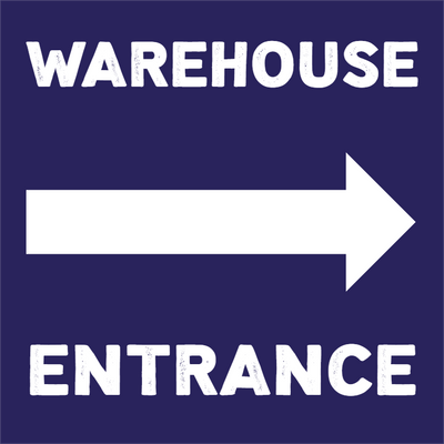 Custom Outdoor Yard Signs Multiple Sizes Warehouse Entrance