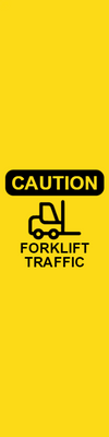 Custom Outdoor Yard Signs Multiple Sizes Caution Forklift Traffic