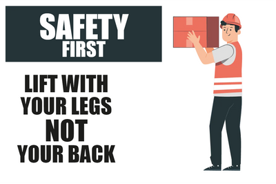 Custom Outdoor Yard Signs Multiple Sizes Safety First