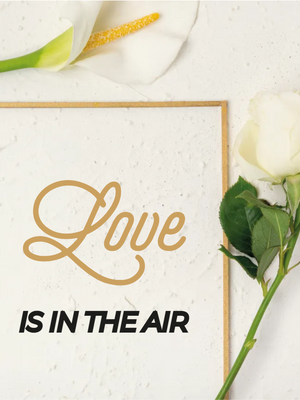 Custom Outdoor Yard Signs Multiple Sizes Love In The Air