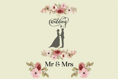 Custom Outdoor Yard Signs Multiple Sizes Our Wedding