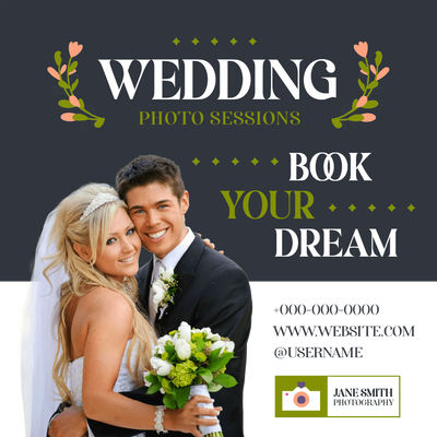 Custom Outdoor Yard Signs Multiple Sizes Wedding Photo Sessions