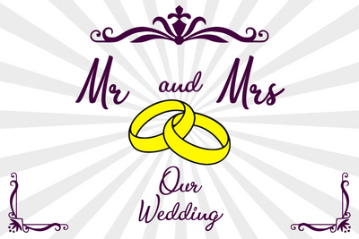 Custom Outdoor Yard Signs Multiple Sizes Mr And Mrs