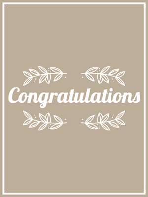 Custom Outdoor Yard Signs Multiple Sizes Congratulations