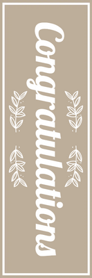 Custom Outdoor Yard Signs Multiple Sizes Congratulations