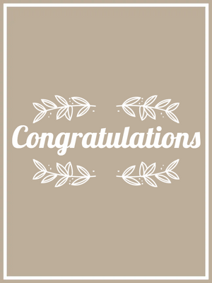 Custom Outdoor Yard Signs Multiple Sizes Congratulations