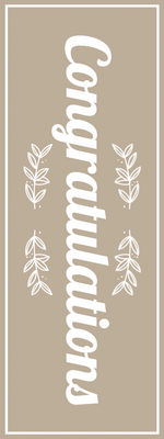 Custom Outdoor Yard Signs Multiple Sizes Congratulations