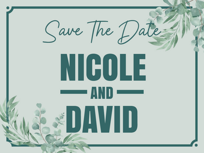 Custom Outdoor Yard Signs Multiple Sizes Save The Date