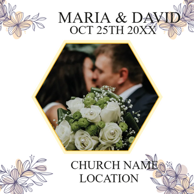 Custom Outdoor Yard Signs Multiple Sizes Wedding Layout