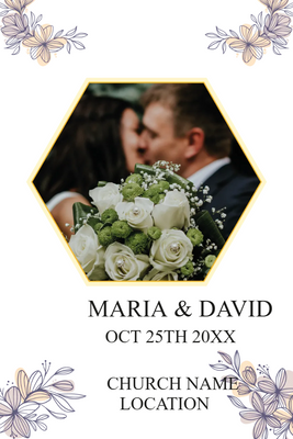 Custom Outdoor Yard Signs Multiple Sizes Wedding Layout