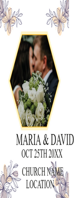 Custom Outdoor Yard Signs Multiple Sizes Wedding Layout