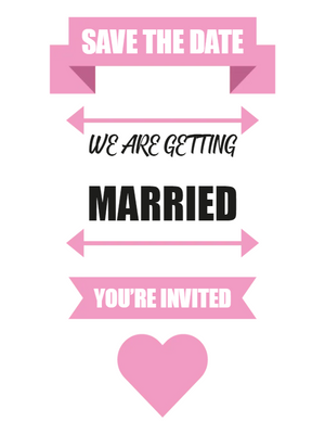 Custom Outdoor Yard Signs Multiple Sizes We Are Getting Married