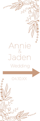 Custom Outdoor Yard Signs Multiple Sizes Wedding Day