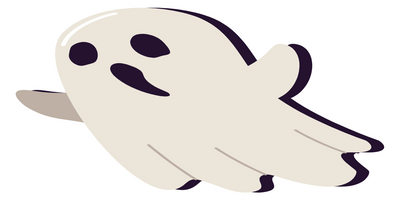 Custom Outdoor Yard Signs Multiple Sizes White Ghost