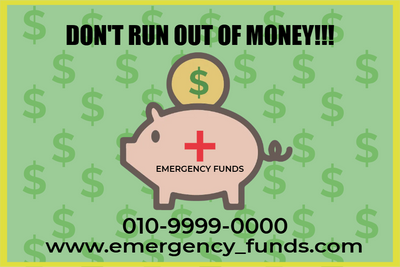 Custom Outdoor Yard Signs Multiple Sizes Don't Run Out Of Money