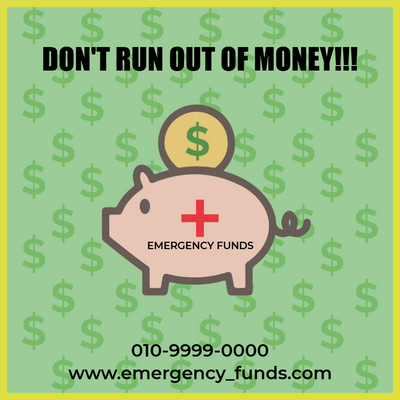 Custom Outdoor Yard Signs Multiple Sizes Don't Run Out Of Money
