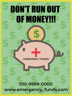 Custom Outdoor Yard Signs Multiple Sizes Don't Run Out Of Money