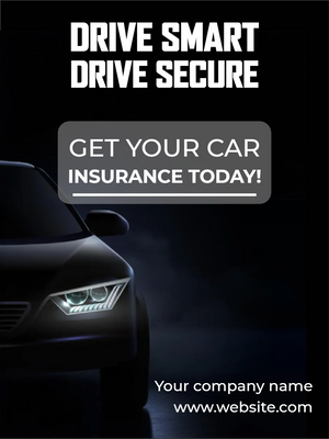 Custom Outdoor Yard Signs Multiple Sizes Car Insurance